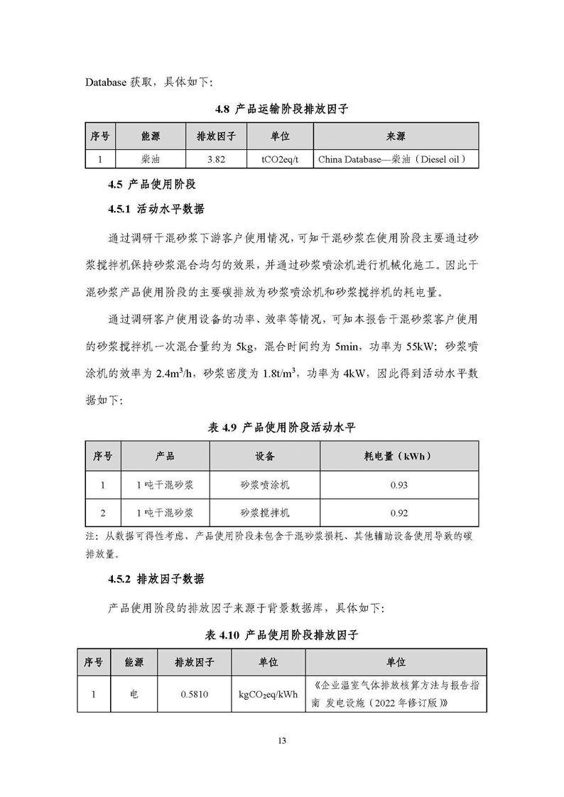 浙江天造環(huán)?？萍加邢薰靖苫焐皾{產(chǎn)品碳足跡報(bào)告